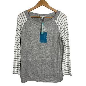NEW! Market & Spruce x Stitchfix Paulsen Brushed Knit Top Long Sleeve Casual - M